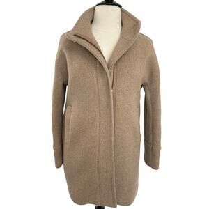J.Crew Stadium Cloth Nello Gori Wool Cocoon Coat, Size 12